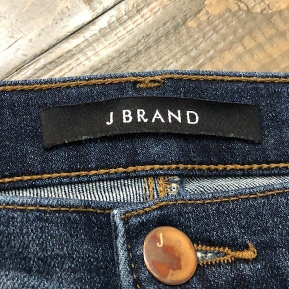 J Brand Cropped Zip Skinny Jeans in Spirited - Picture 4 of 6